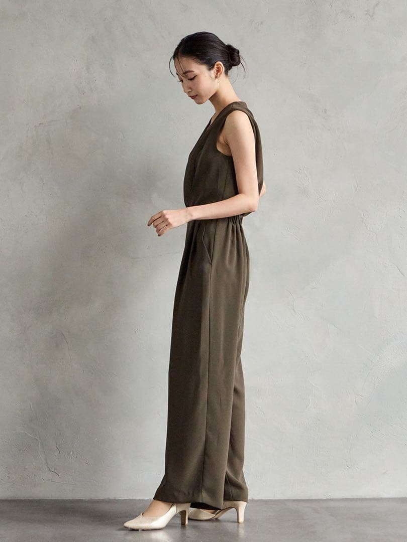 ストレートパンツオールインワン　AIMER