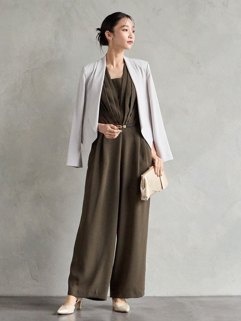 ストレートパンツオールインワン　AIMER