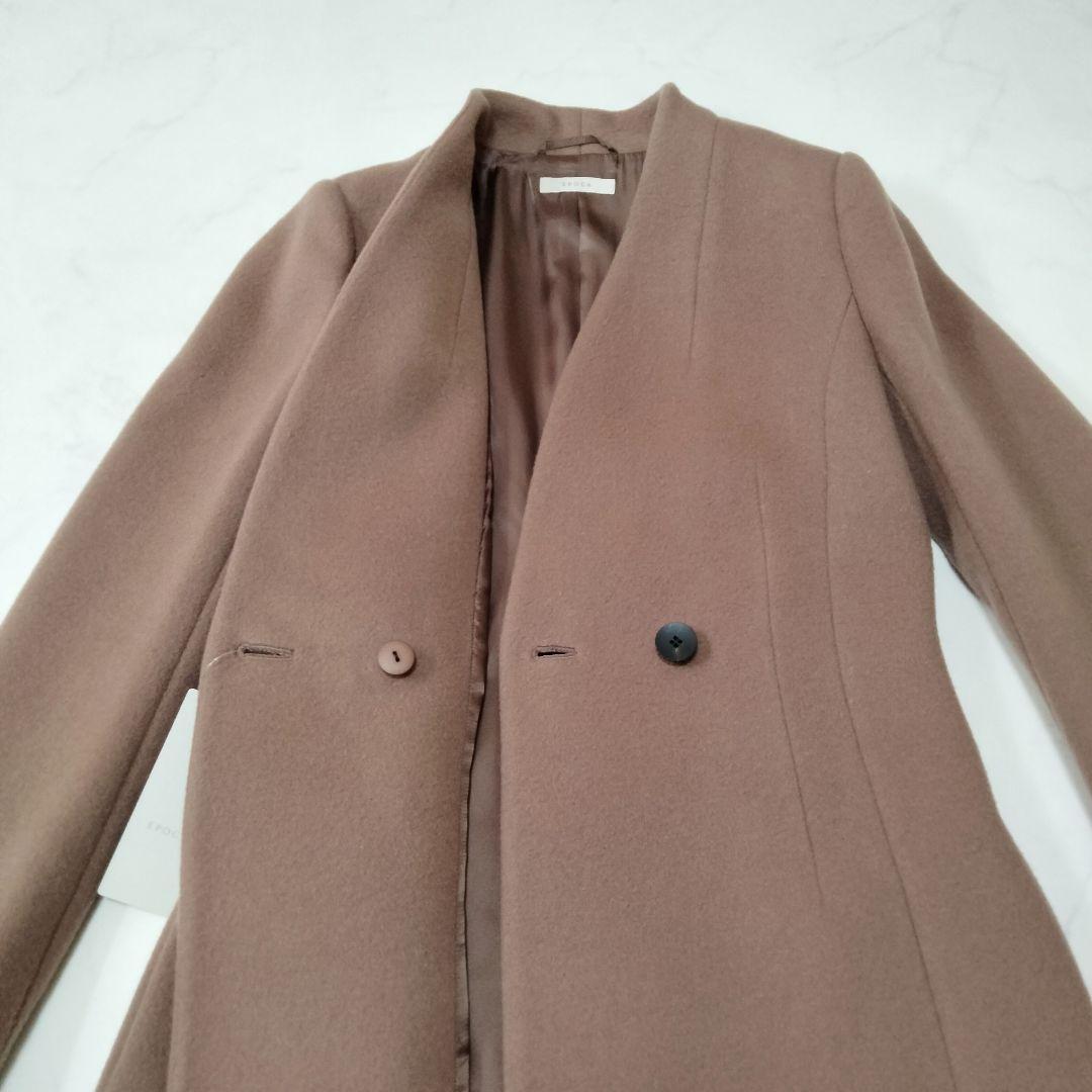 新品タグ付き　EPOCA/エポカ　カメリア エアリー　ウールロングコート