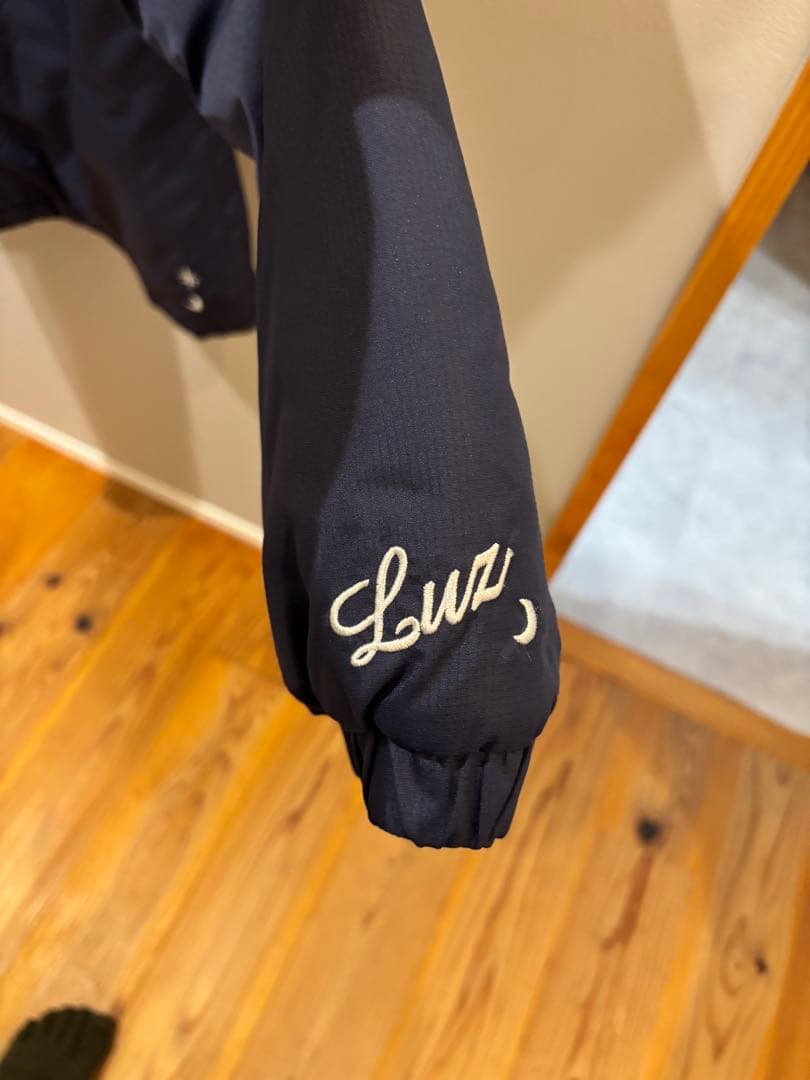 LUZeSOMBRA フード付きダウンジャケット ネイビー/ブルー