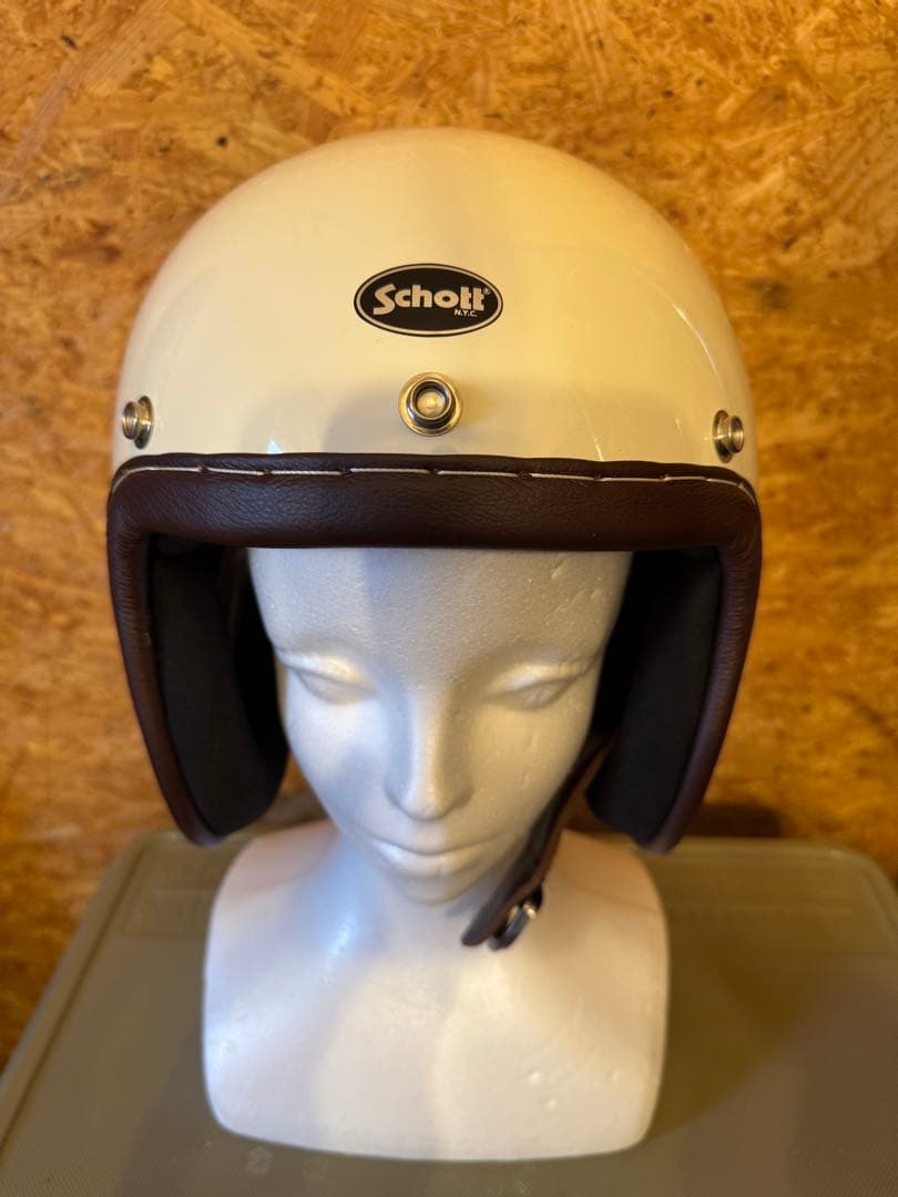 Schott ヘルメット アイボリー Mサイズ