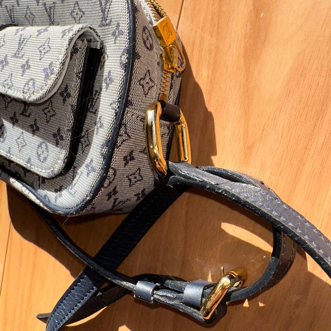 ショルダーバッグ グレー/ネイビー