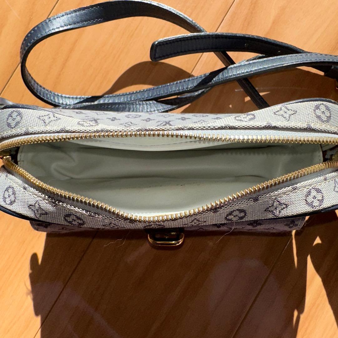 ショルダーバッグ グレー/ネイビー