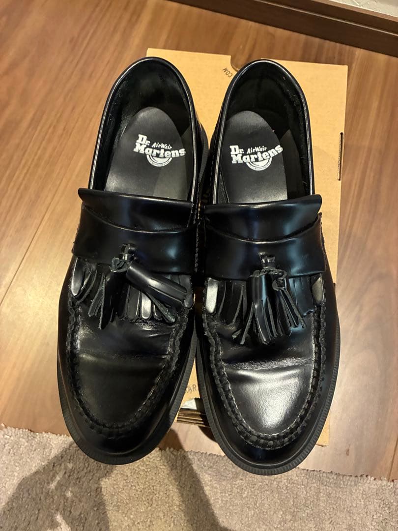 Dr. Martens ADRIAN タッセルローファーブラック ローファー