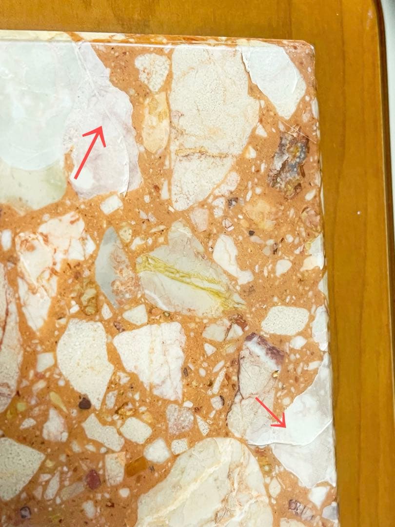 【イタリア製】 アンティーク家具 大理石調 猫脚 コンソール テーブル レトロ