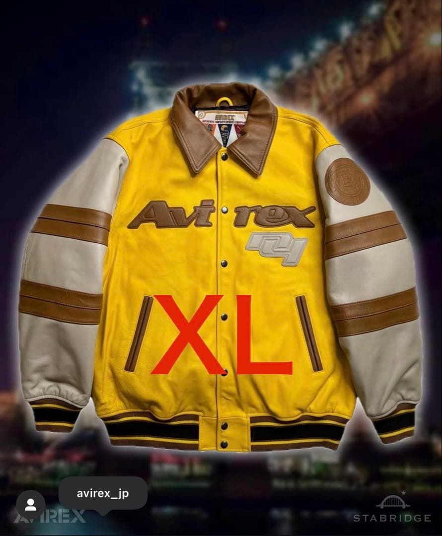 【XL】STABRIDGE AVIREX VARSITY JACKET