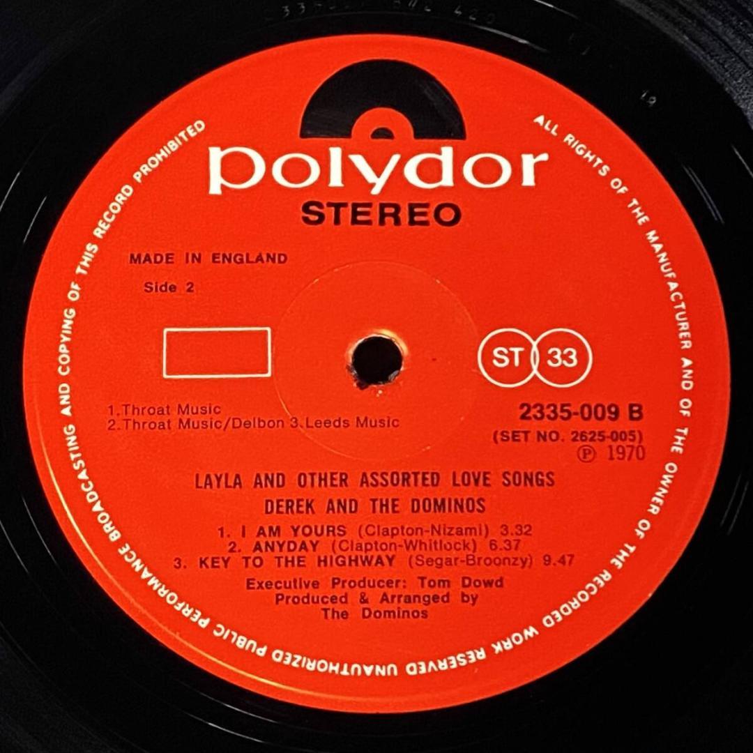 ★極美！【UKオリジ/マトA1:B2】Eric Clapton いとしのレイラ