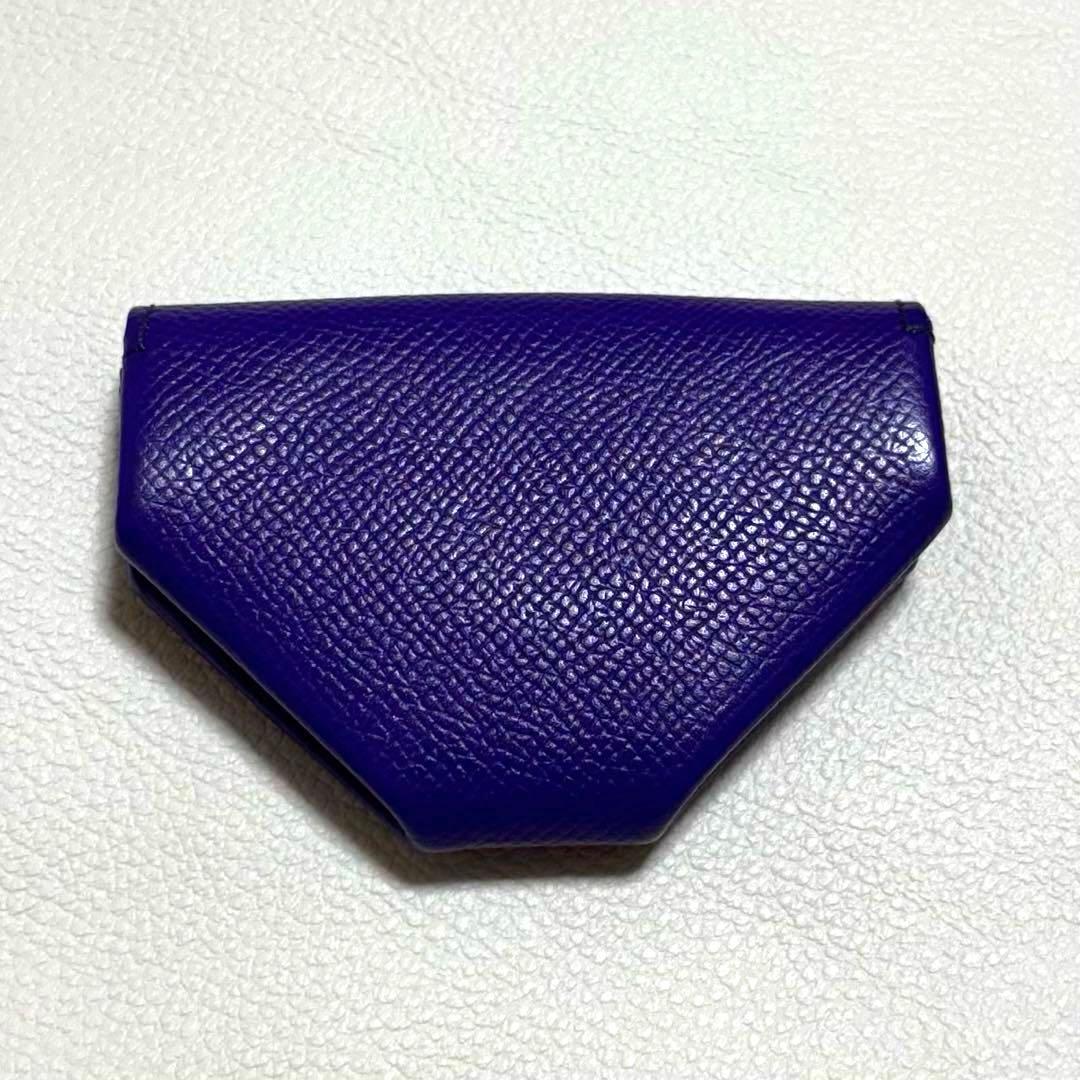 【美品】HERMES エルメス ケース パープル 小銭入れ ⬜︎P刻印