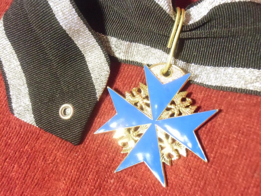 Ｗ帝政ドイツ軍/プロイセン王国＊ブルーマックス勲章（ＣＯＰＹ/複製品）