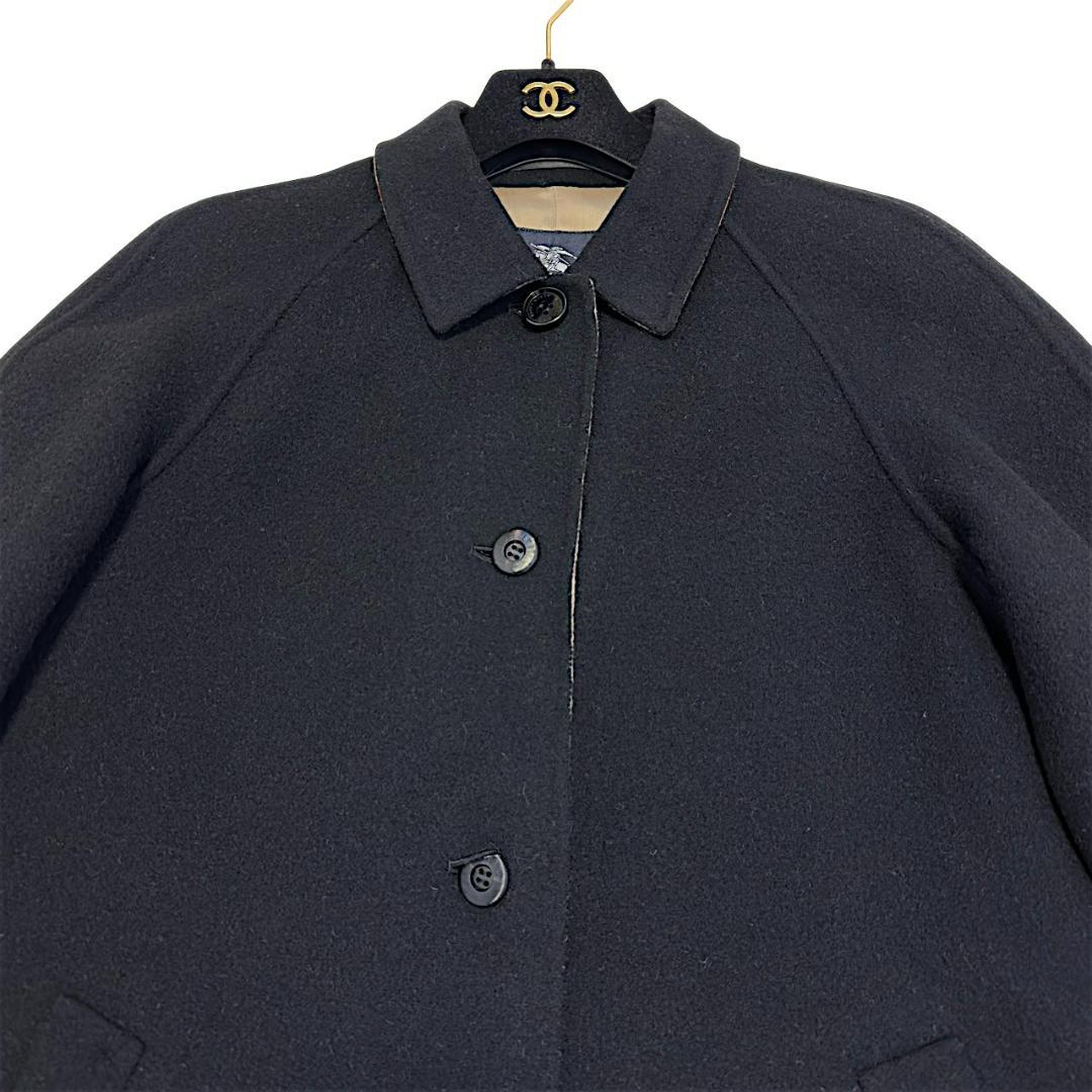 【美品/カシミヤ】 BURBERRY LONDON ノバチェック ウールコート