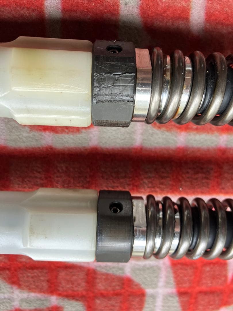 シャリー　フロントインナーフォーク　強化スプリング入