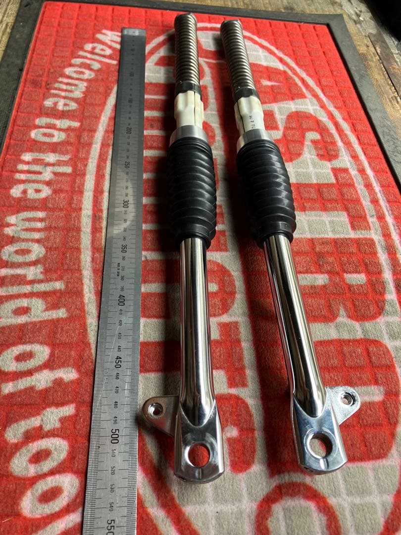 シャリー　フロントインナーフォーク　強化スプリング入