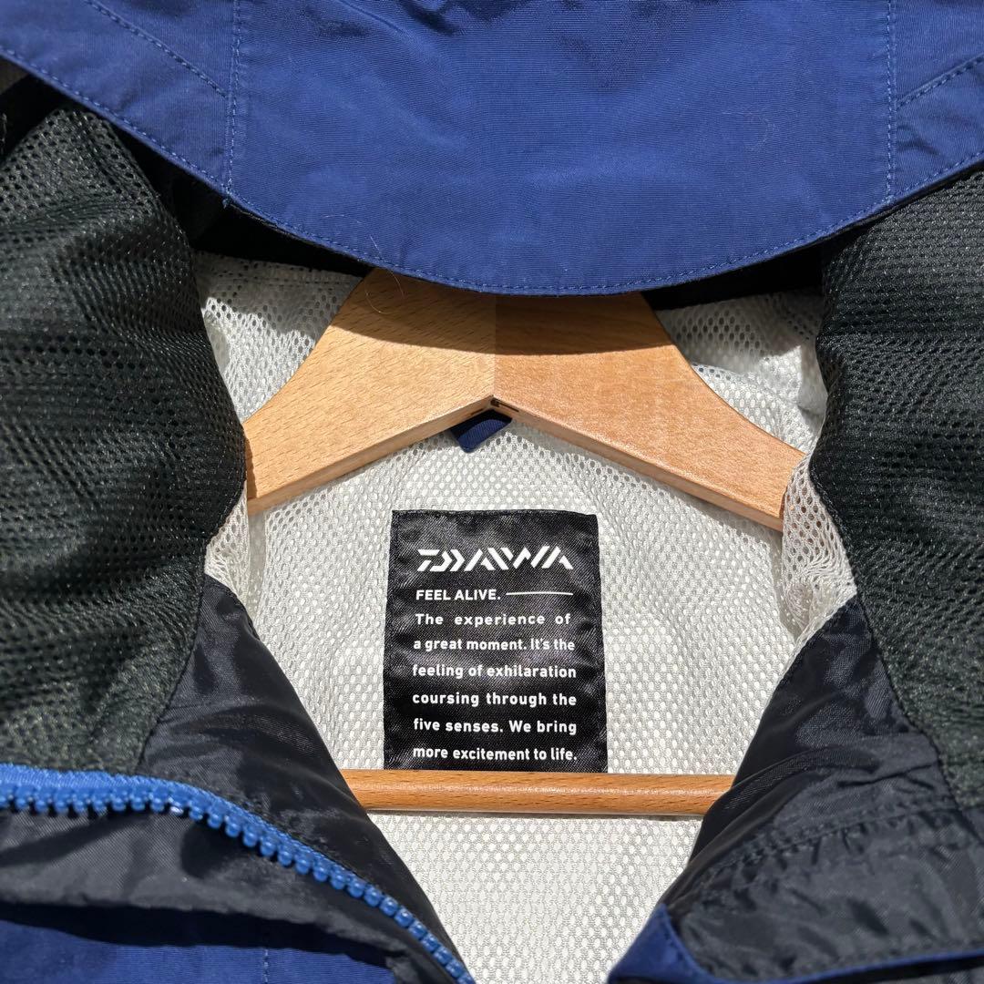 DAIWA レインマックス　メンズ　L セットアップ　ブルー/ブラック