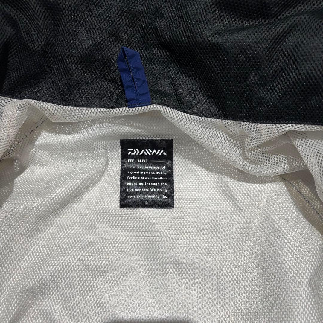 DAIWA レインマックス　メンズ　L セットアップ　ブルー/ブラック