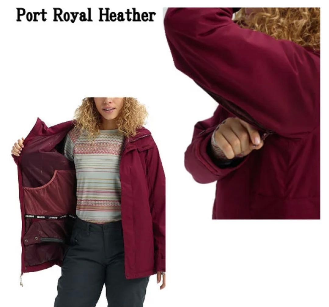 BURTON バートン　バーガンディ フード付きジャケット