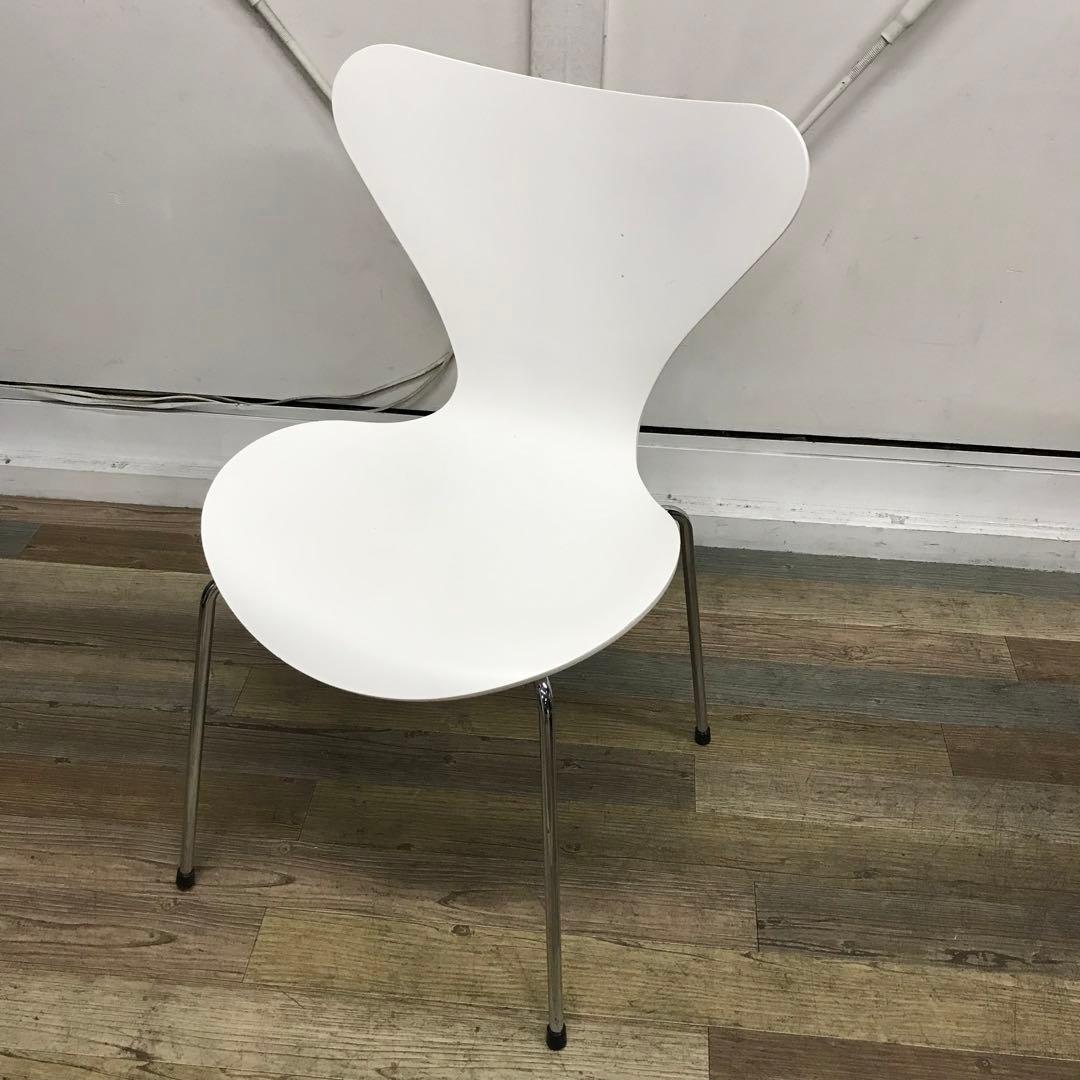 やや傷有　FRITZ HANSEN　セブンチェア　フリッツハンセン　ホワイト