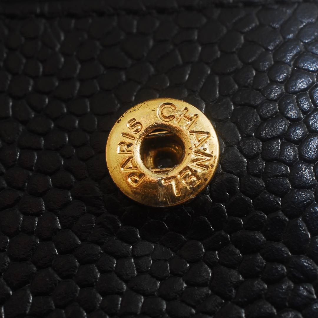 CHANEL＊シャネル＊6連キーケース＊キャビアスキン＊デカココ＊キーチェーン