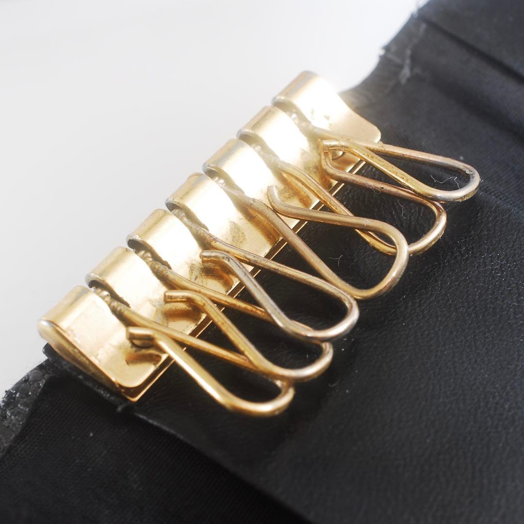 CHANEL＊シャネル＊6連キーケース＊キャビアスキン＊デカココ＊キーチェーン