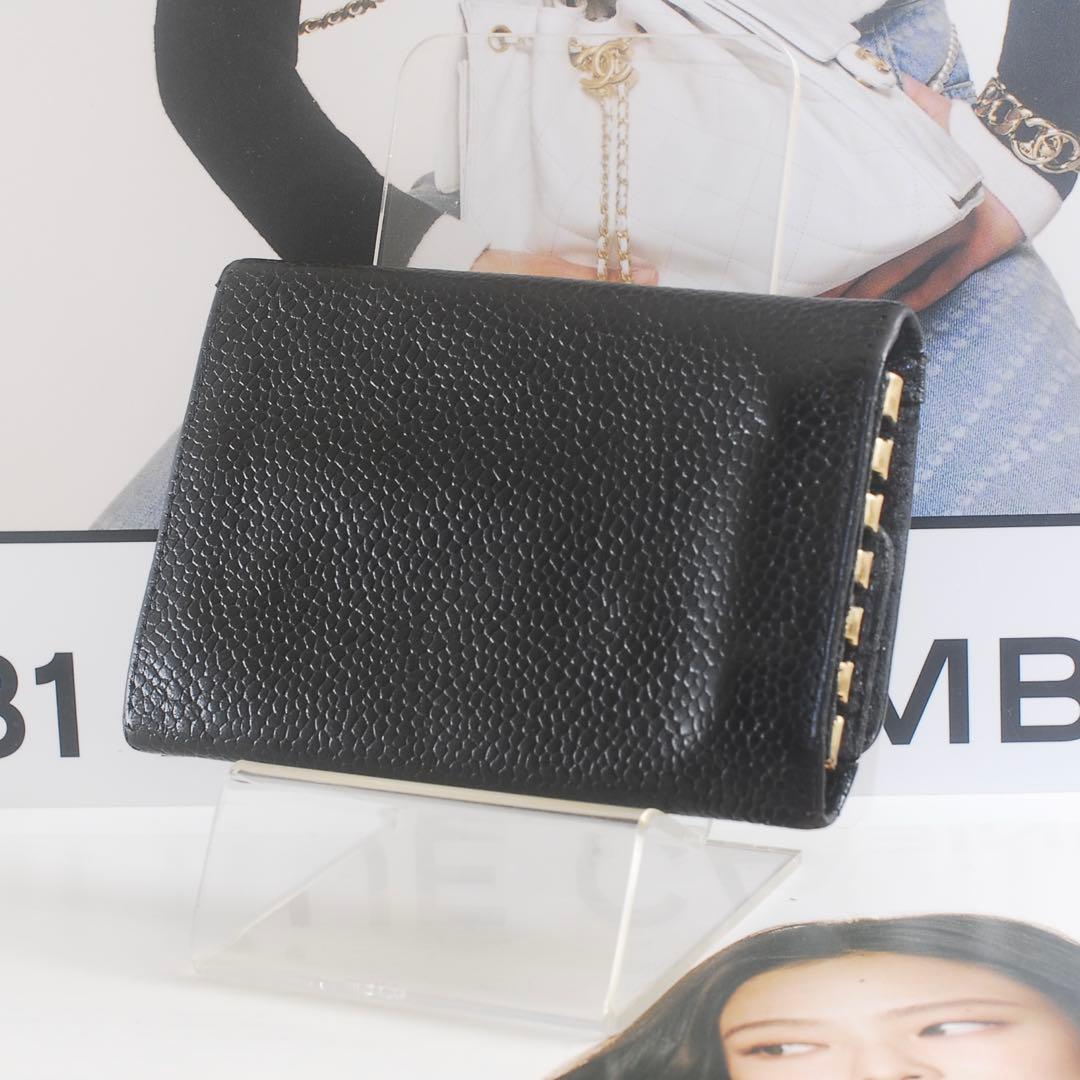 CHANEL＊シャネル＊6連キーケース＊キャビアスキン＊デカココ＊キーチェーン