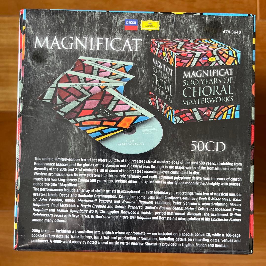 クラシック MAGNIFICAT 500YEARS CHORAL MASTERWORKS