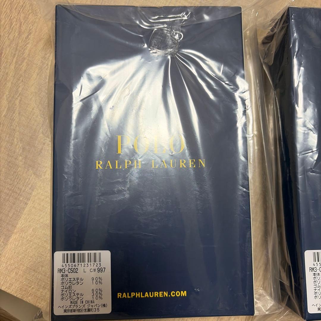 新品未使用　6枚　Polo Ralph Lauren ボクサーブリーフ Lサイズ