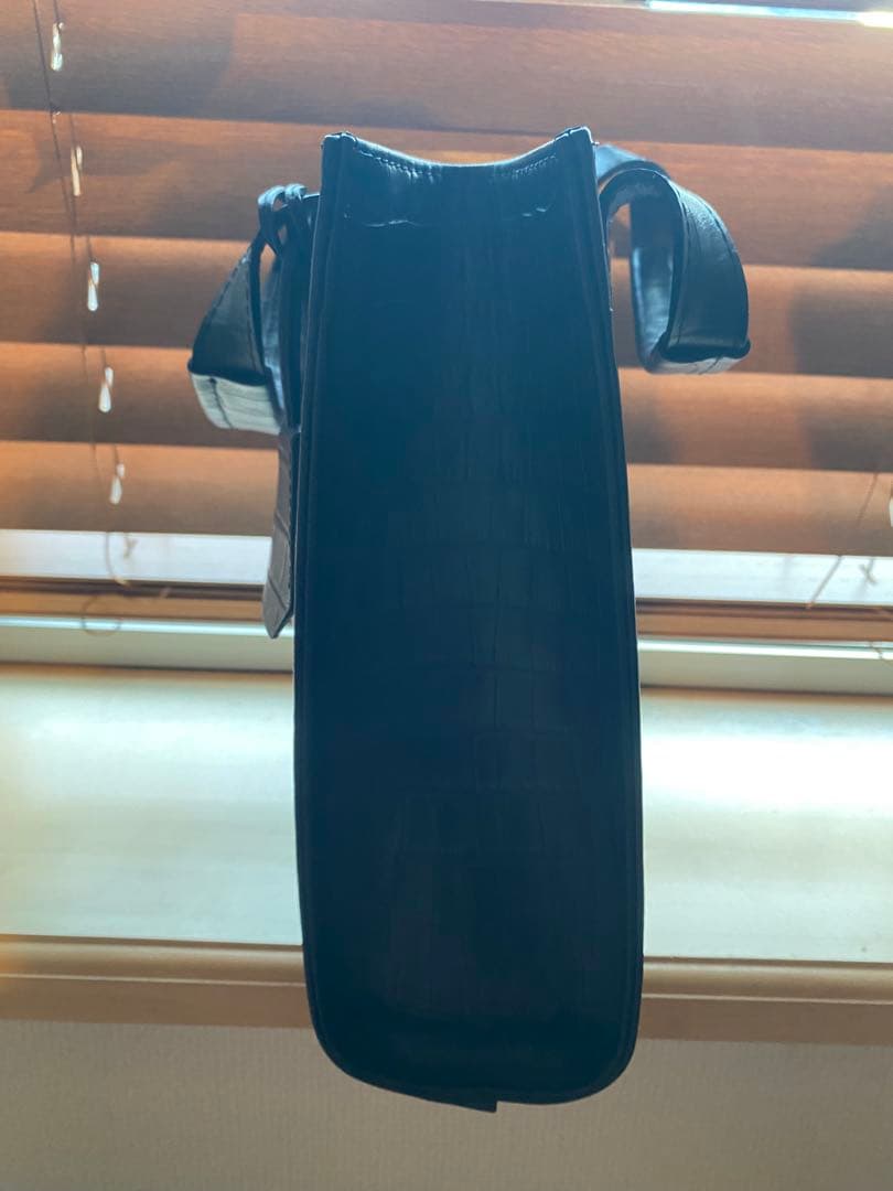 EUROKENVY レザーミニトートバック　ユーロケンビー　クロコ型押し