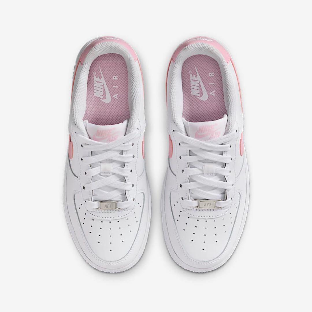 【新品24cm】NIKE｜エアフォース１GS｜ホワイト/ソフトピンク