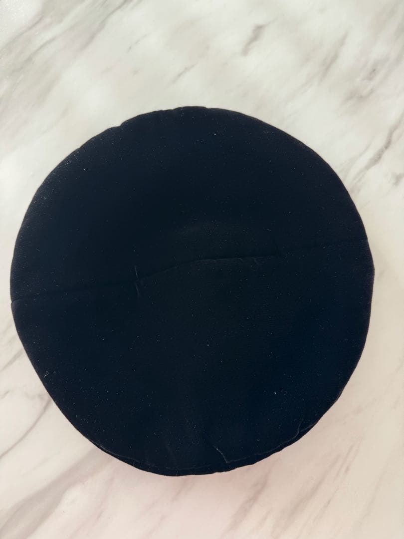 CHANEL シャネル ベレー帽 帽子 ハット Mサイズ ベルベット 黒