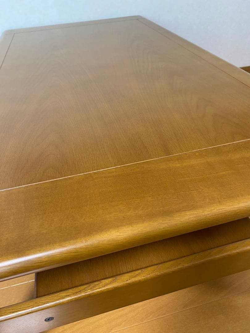 【がしこ】カリモク ナチュラルウッドローテーブル シンプルデザイン 天然木