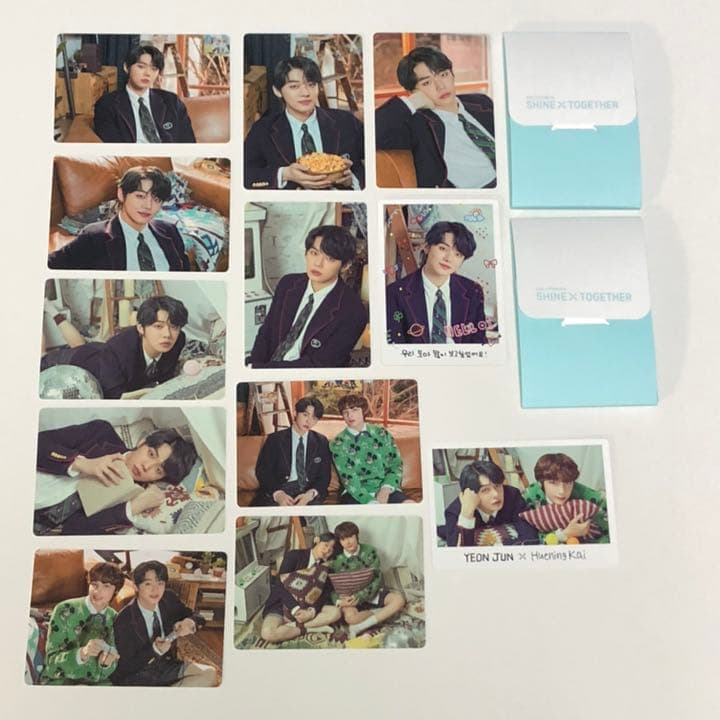 TXT ヨンジュン fanlive ミニフォト トレカ コンプ comprete