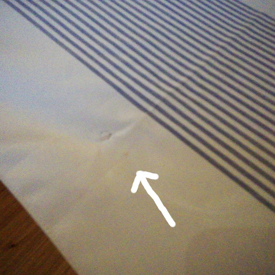 サンバリア　二段折り/ボーダー　ブルー