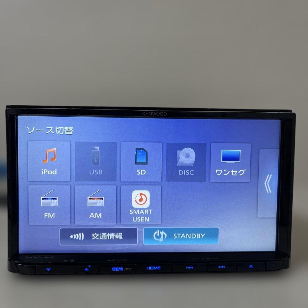 ケンウッドナビゲーション MDV-L308 非常に良い地図 2022/2020