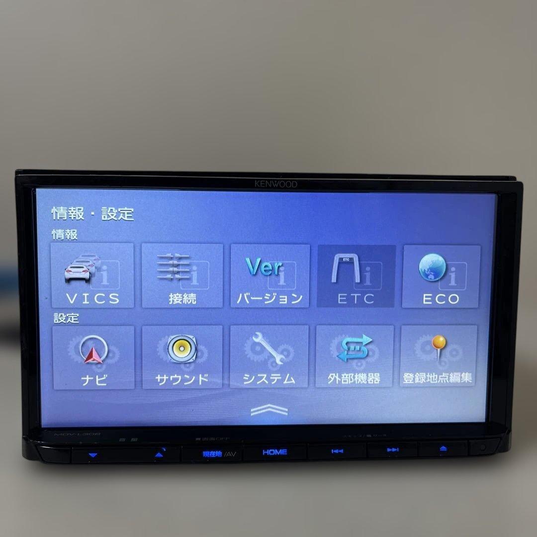 ケンウッドナビゲーション MDV-L308 非常に良い地図 2022/2020