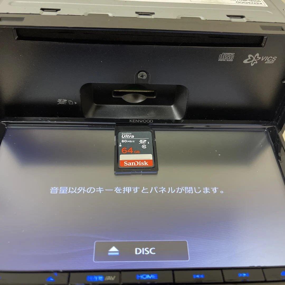 ケンウッドナビゲーション MDV-L308 非常に良い地図 2022/2020