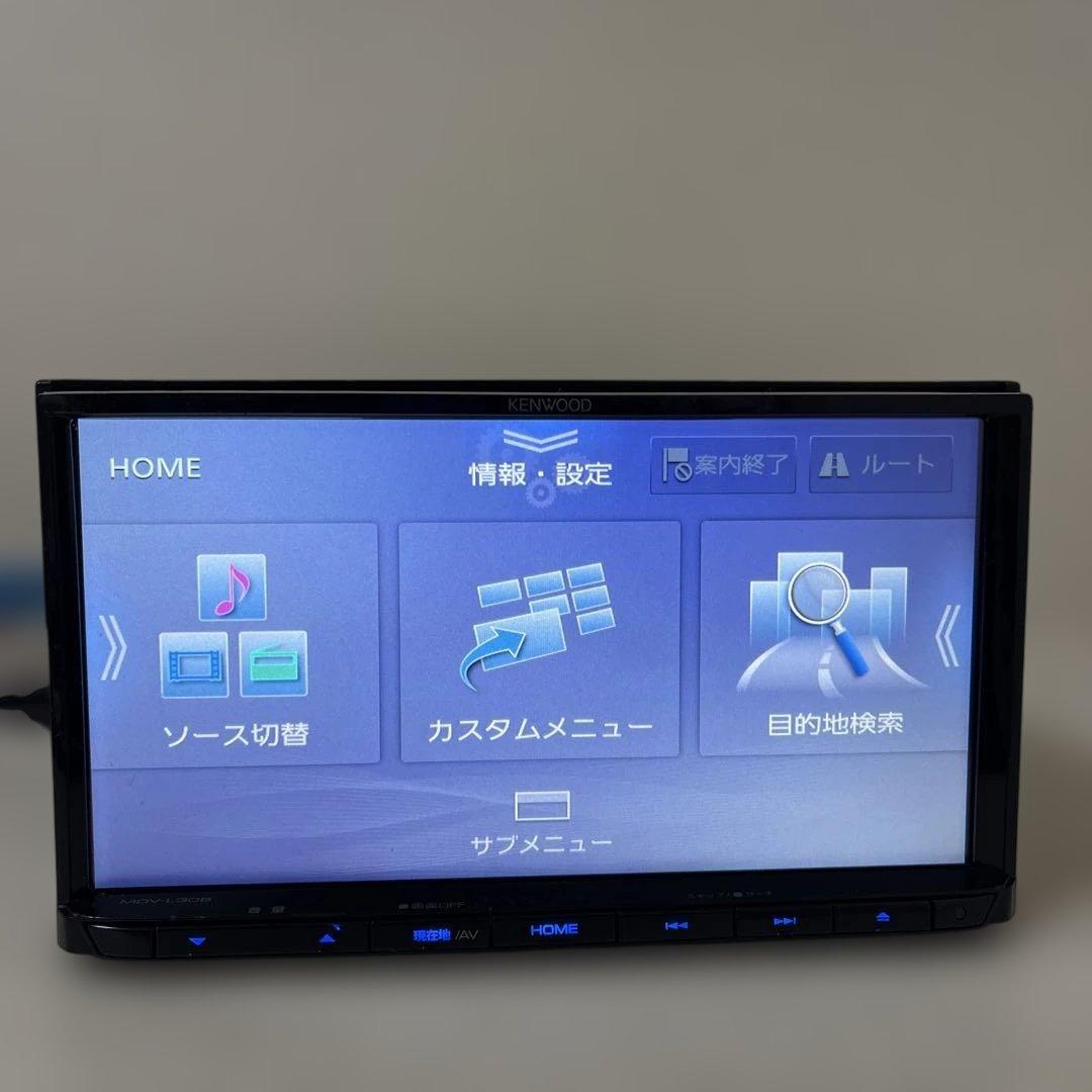 ケンウッドナビゲーション MDV-L308 非常に良い地図 2022/2020