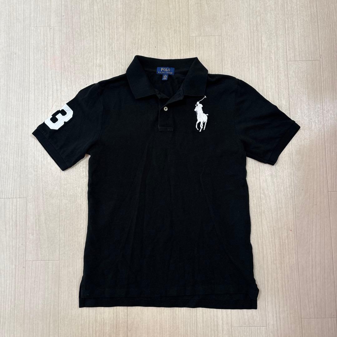 【美品】Polo Ralph Lauren ビッグポニー ポロシャツ 黒