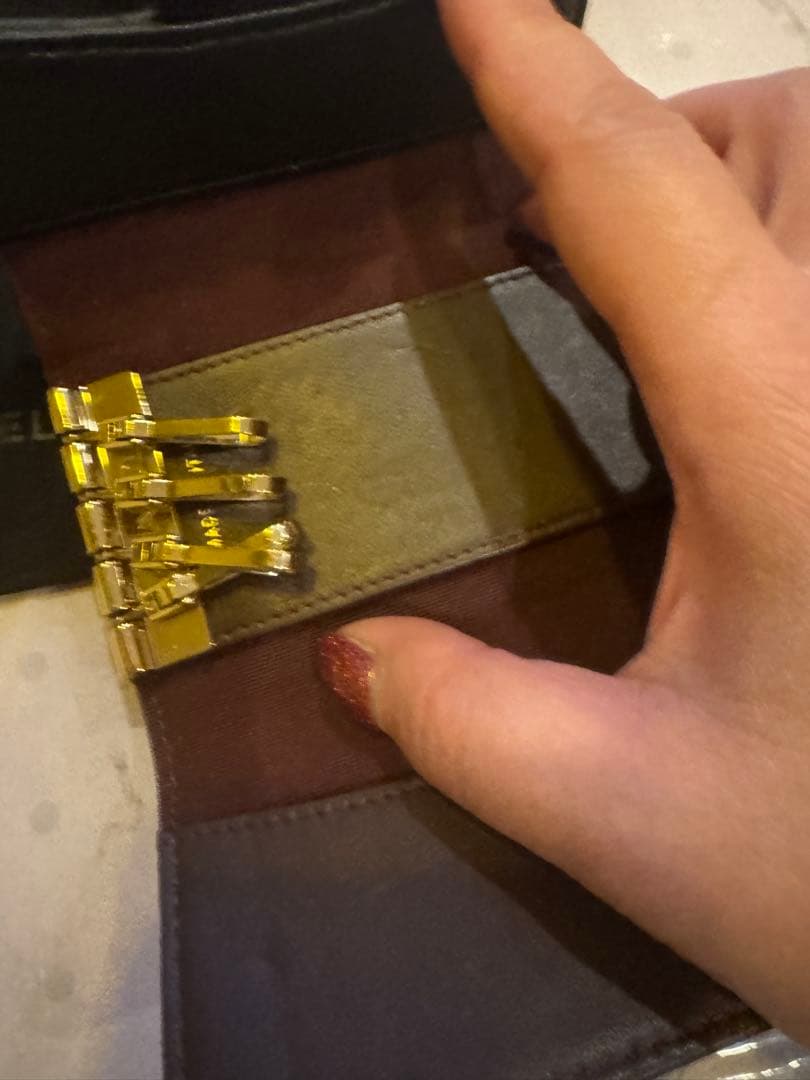 CHANEL ブラック キーケース 保存袋付き