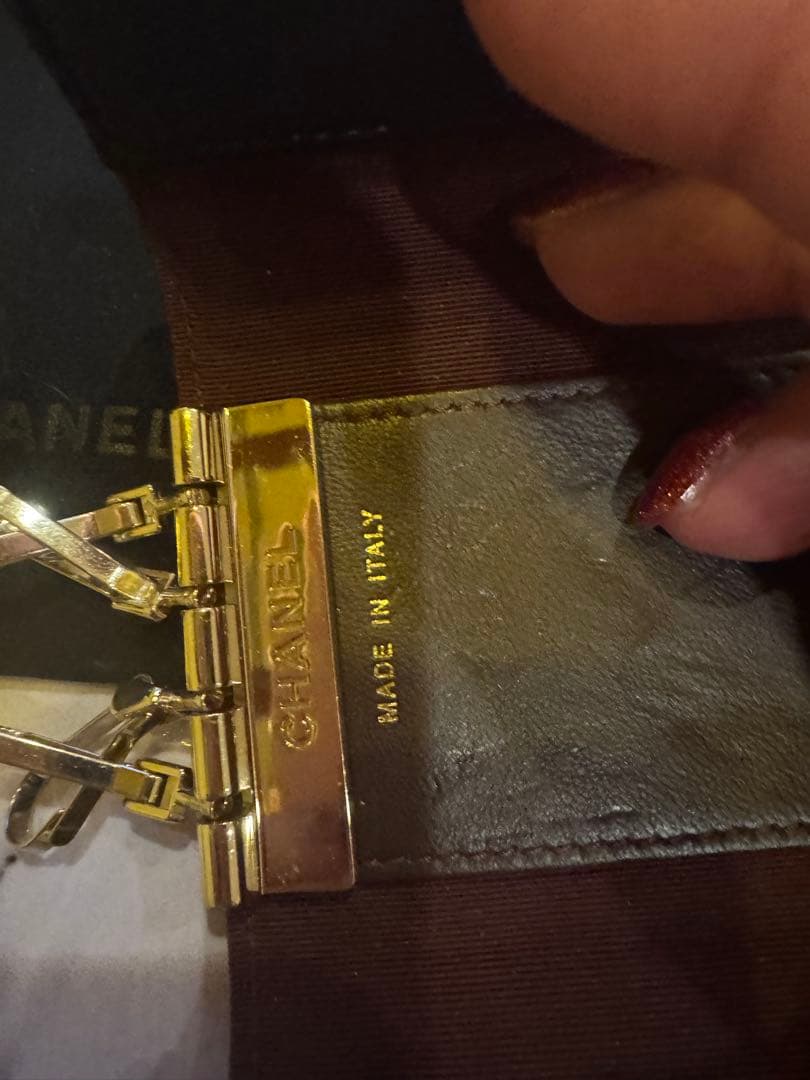 CHANEL ブラック キーケース 保存袋付き