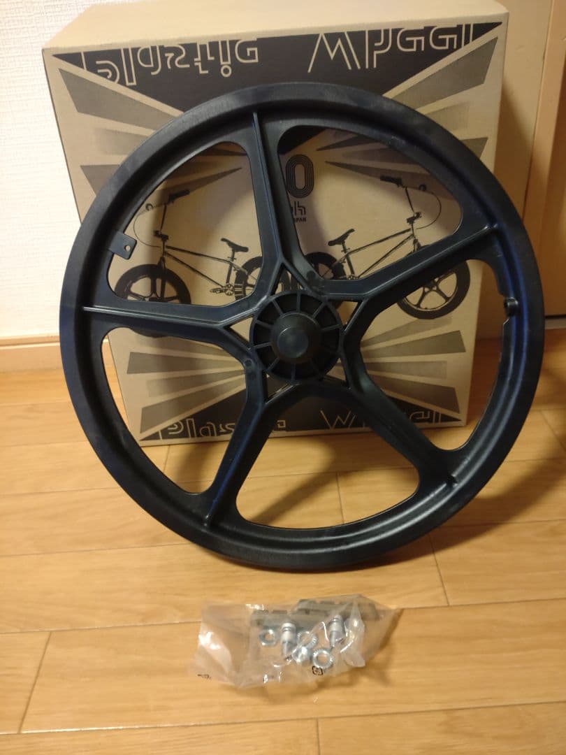 OGK BMX ブラック プラホイール キャスト 後輪のみ 20インチ 新品