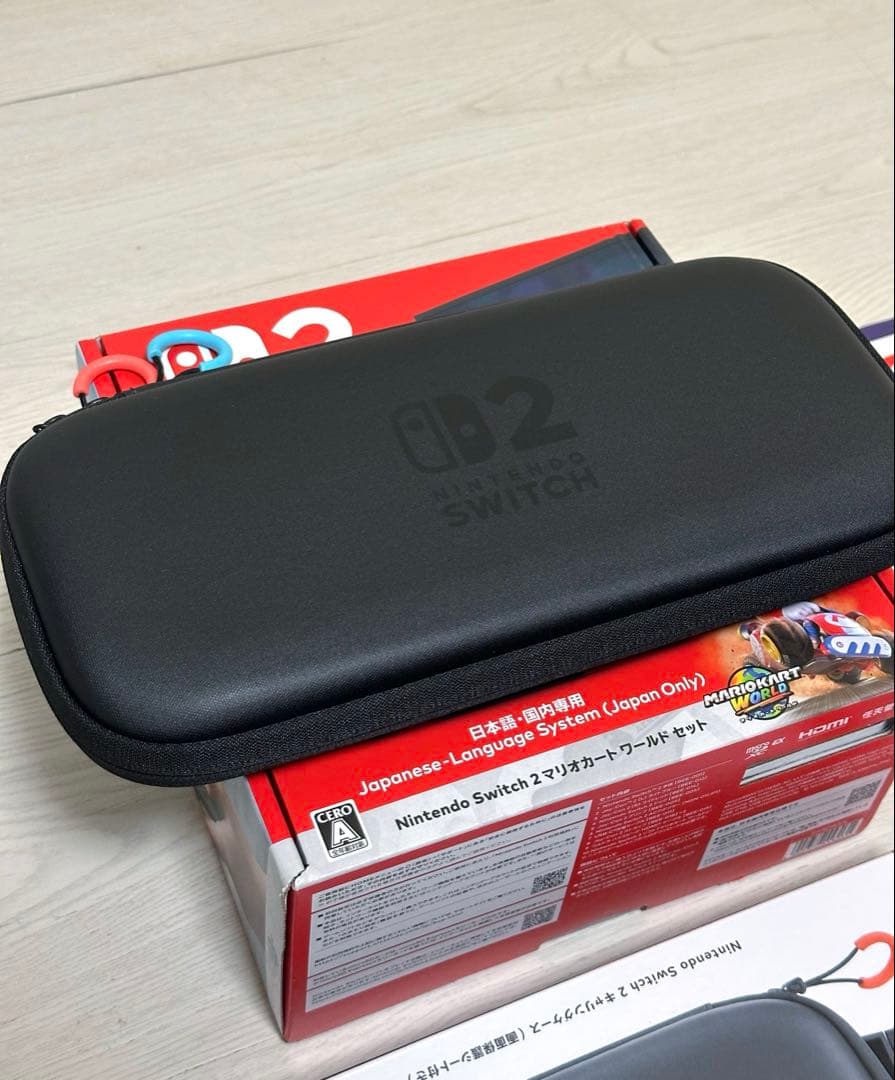 Nintendo Switch 2 マリオカート ワールド セット＋ケース＋保証