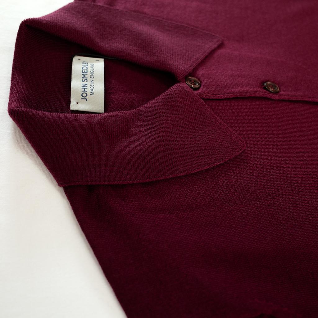 お値下げ歓迎極上ユーズド・ジョンスメドレー・ ドーセットポロ・ボルドー