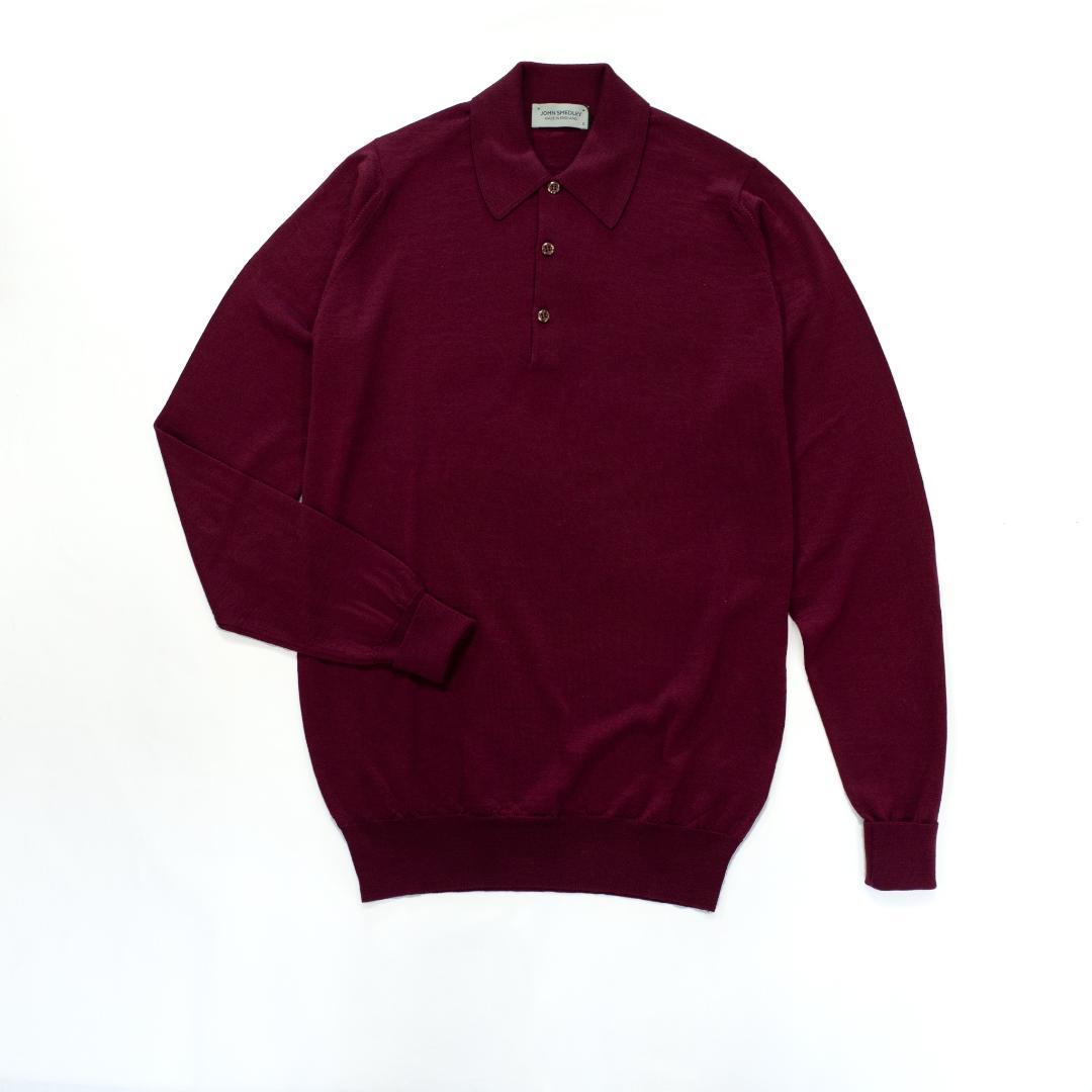 お値下げ歓迎極上ユーズド・ジョンスメドレー・ ドーセットポロ・ボルドー