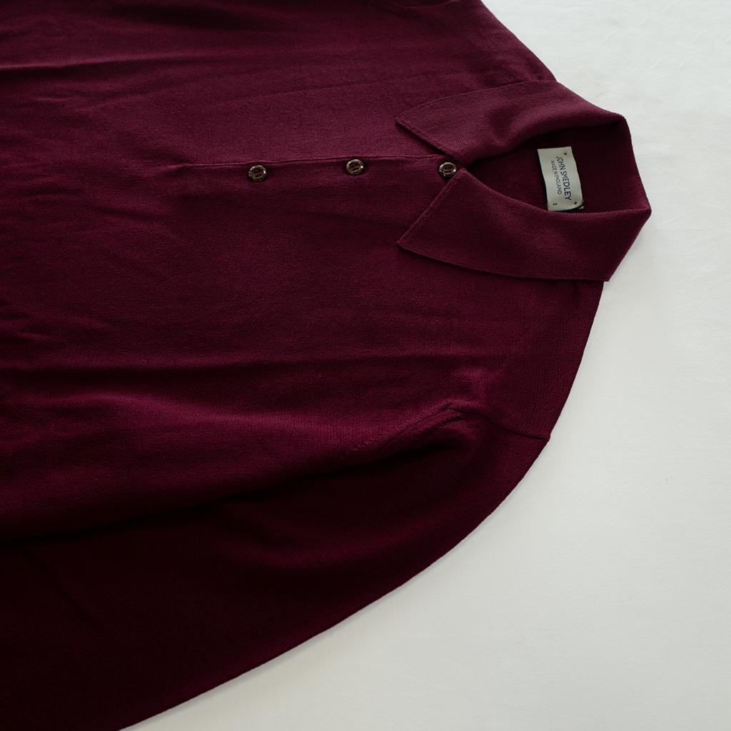 お値下げ歓迎極上ユーズド・ジョンスメドレー・ ドーセットポロ・ボルドー