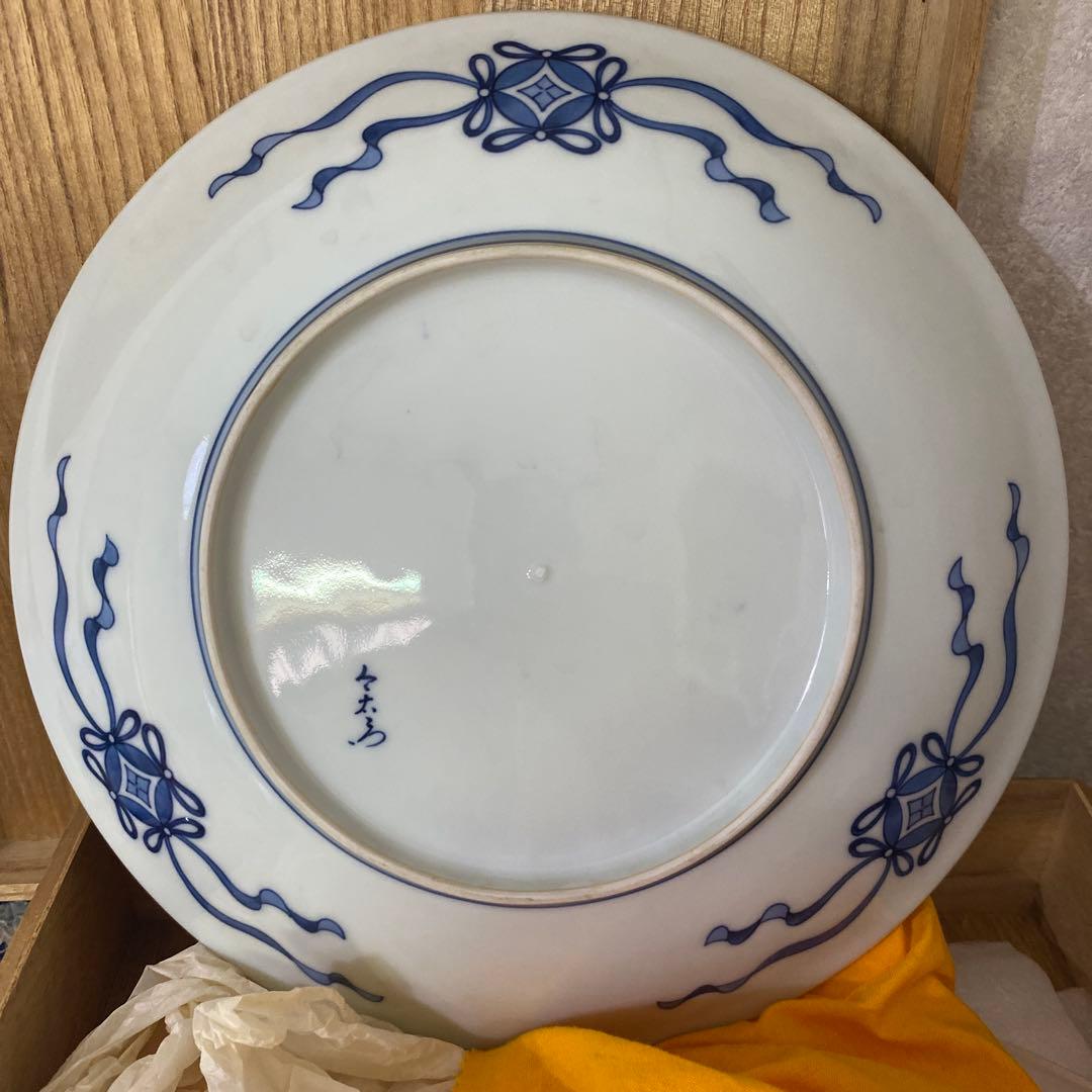 今泉今右衛門　色鍋島絵皿