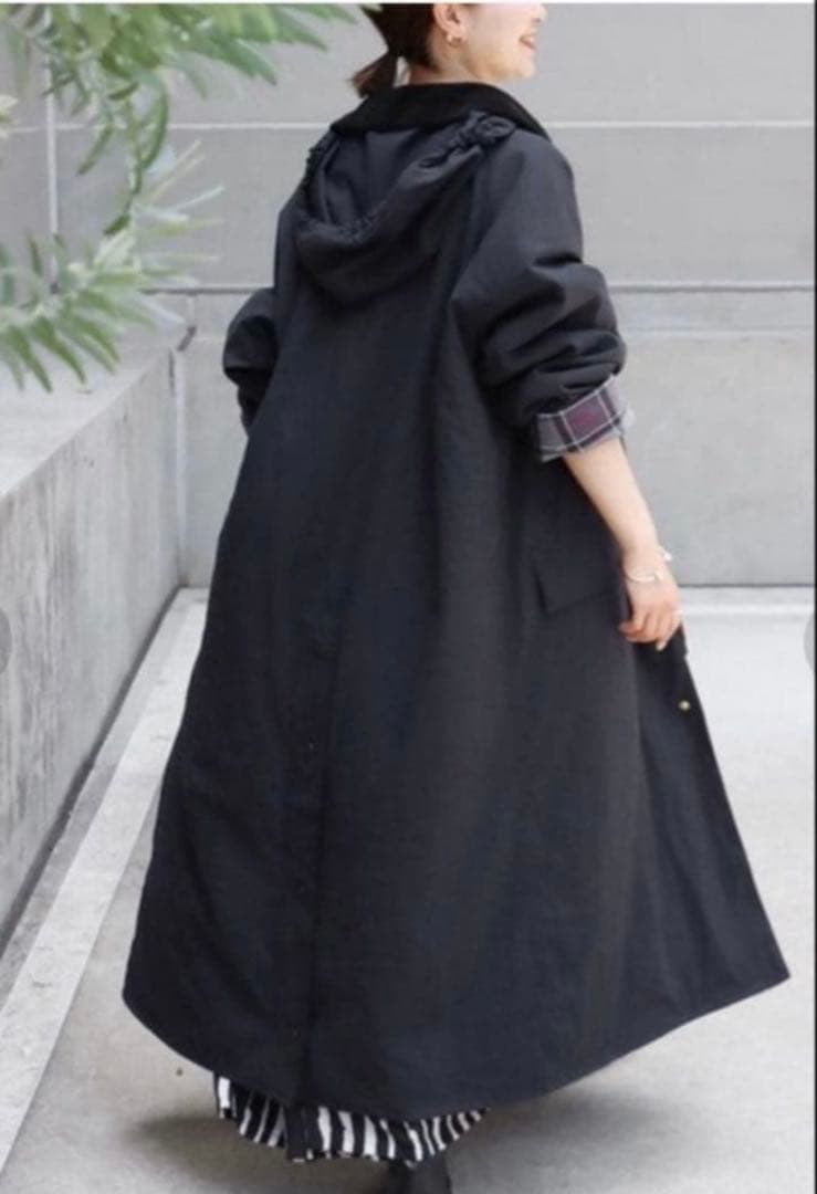 新品未使用Barbour スピック&スパン別注BURGHLEY フード付2way