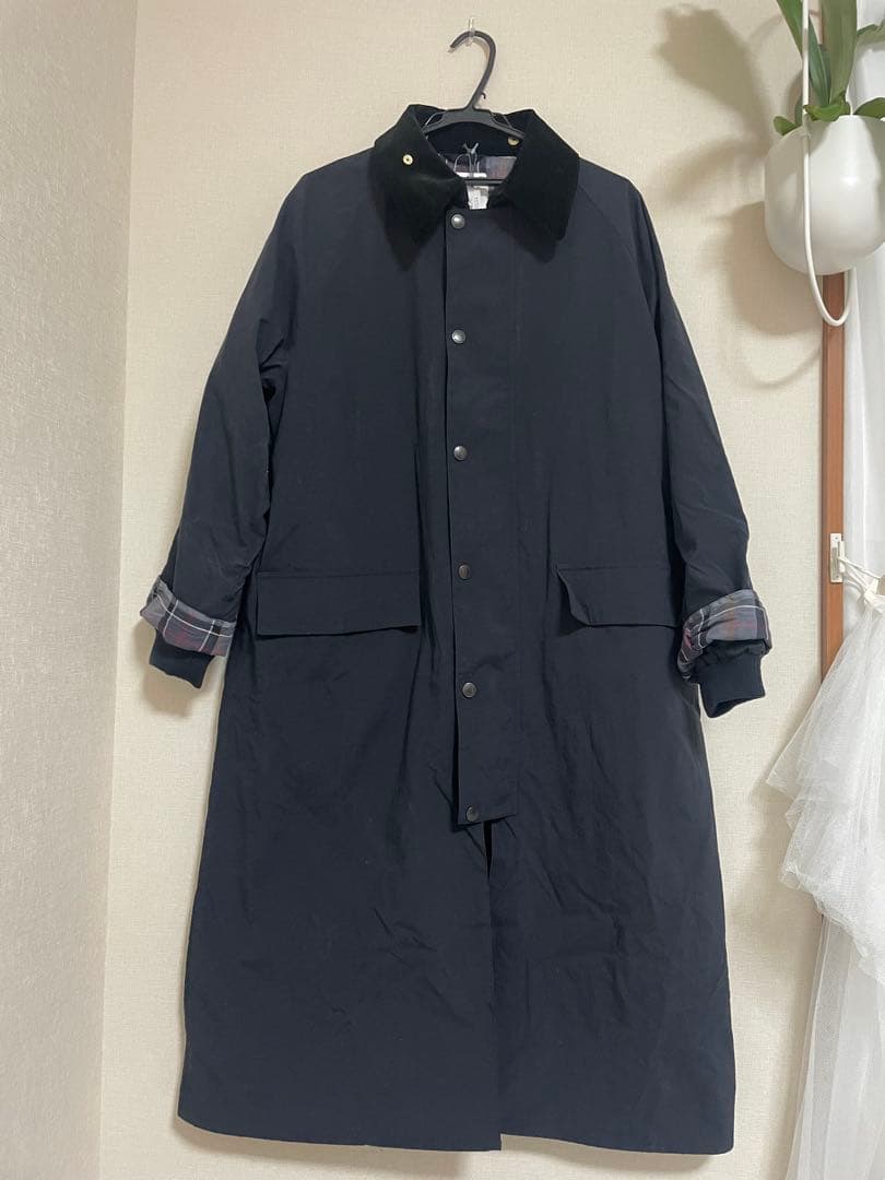 新品未使用Barbour スピック&スパン別注BURGHLEY フード付2way