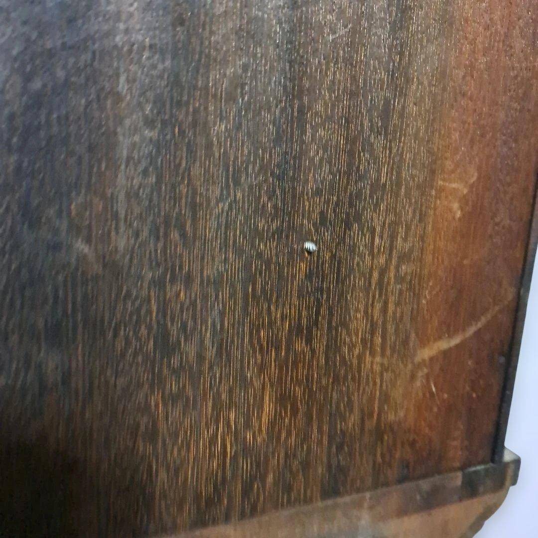 【希少 稼働品】meiji 明治 大型 掛時計ゼンマイ式 昭和レトロ