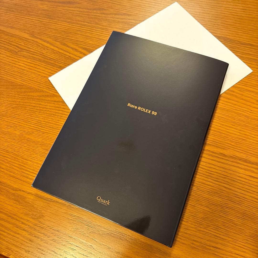 非売品　ロレックス　オークションカタログ　Rare ROLEX 99 クォーク