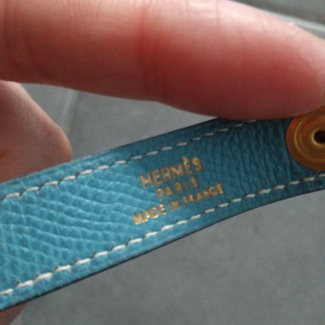 HERMES エルメス グローブホルダー ブルージーン