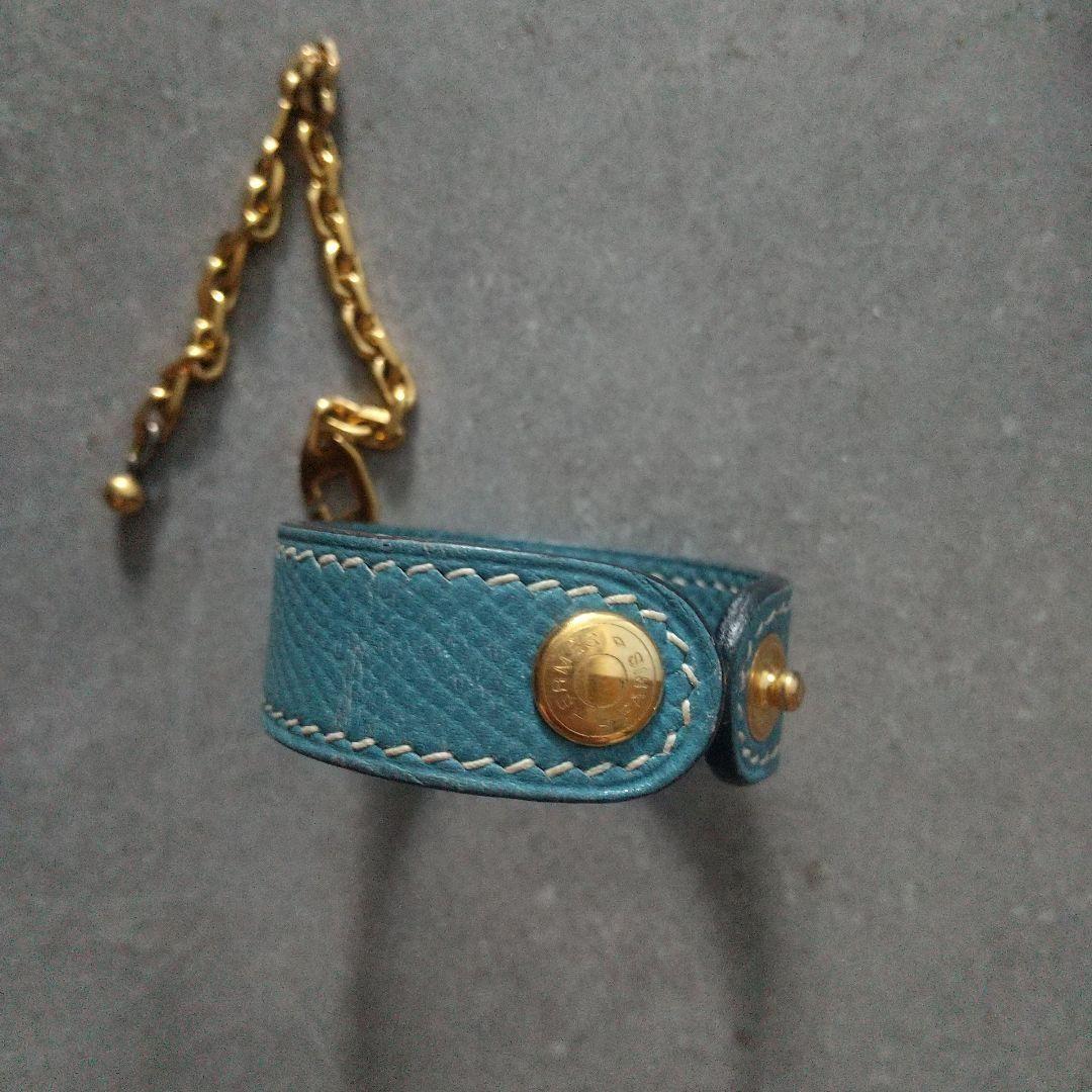 HERMES エルメス グローブホルダー ブルージーン